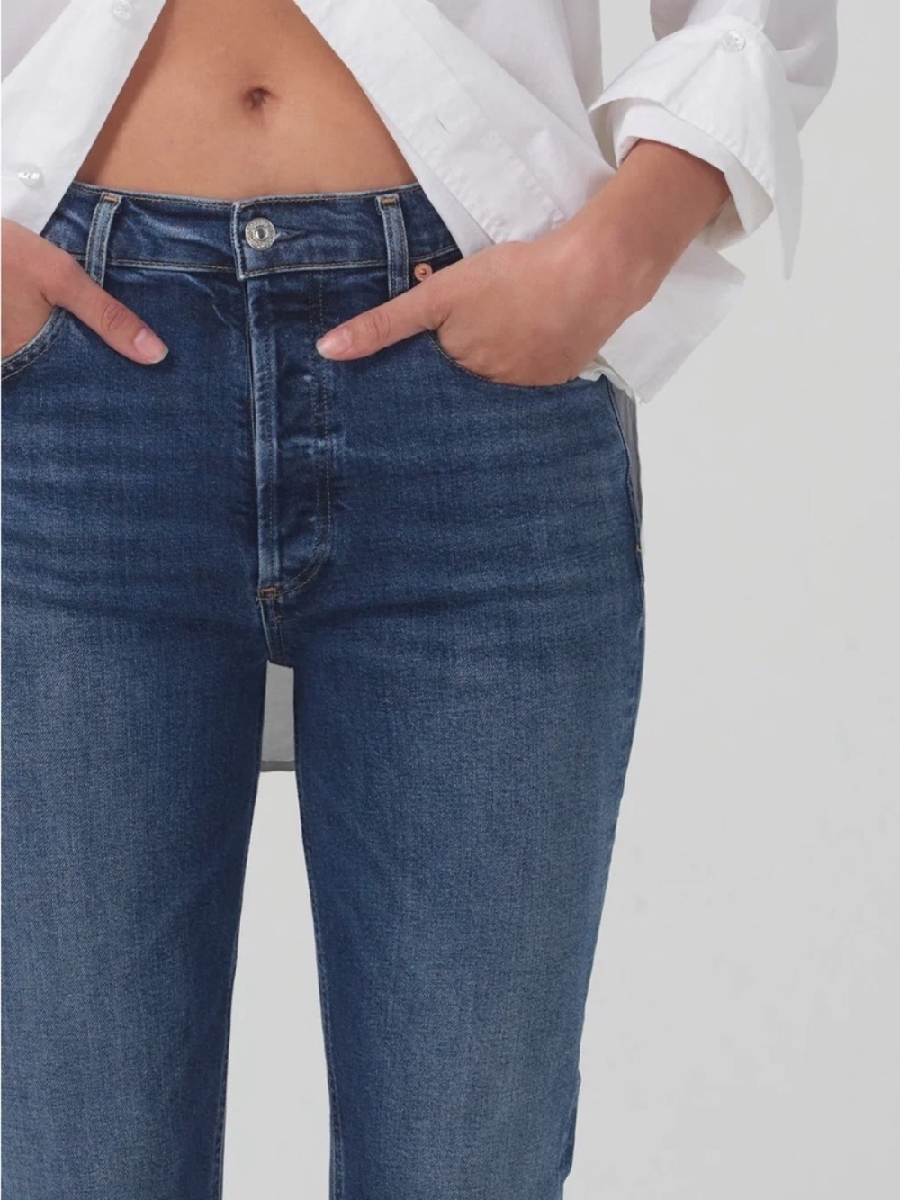 Aritzia Citizens of Humanity Premium Vintage Charlotte High Rise Straight SZ 24 - Picture 4 of 16